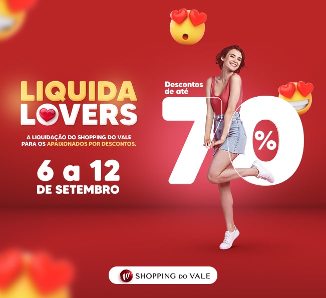 Liquida Lovers: a liquidação para os apaixonados por desconto