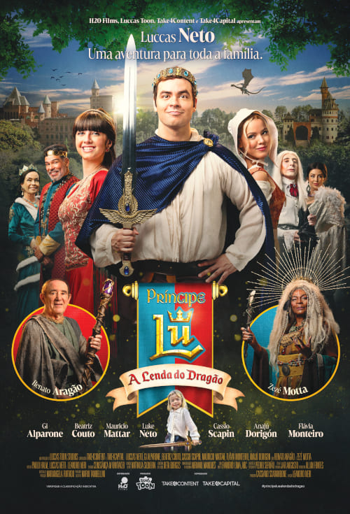 Cartaz filme Príncipe Lu e a Lenda do Dragão