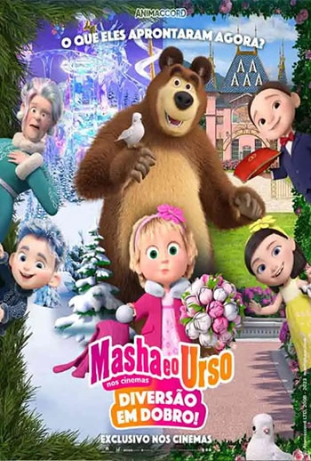 Cartaz filme Masha e o Urso: Diversão em Dobro Livre