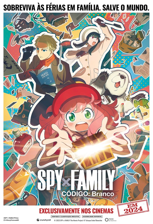 Cartaz filme Spy x Family Código: Branco