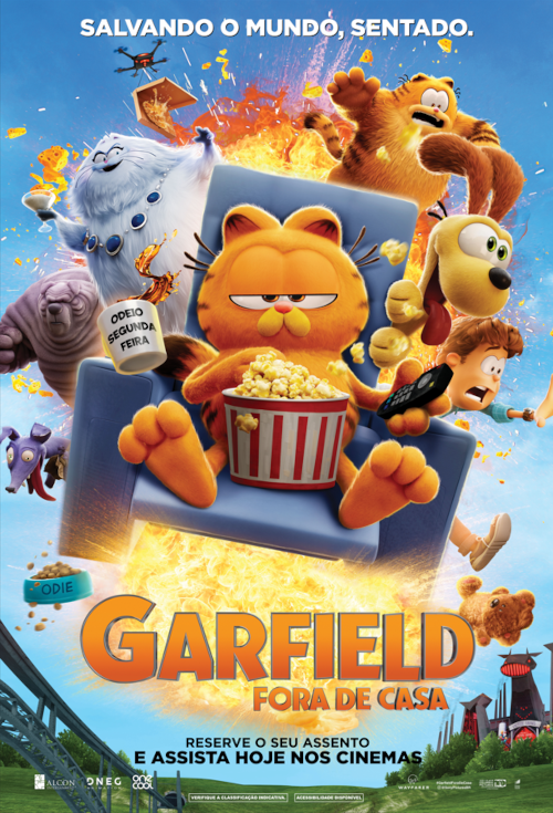 Cartaz filme Garfield - Fora de Casa