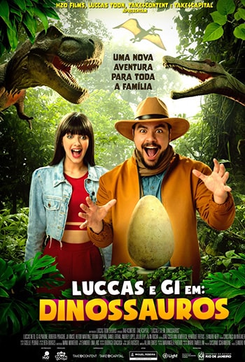 Cartaz filme Luccas e Gi em: Dinossauros