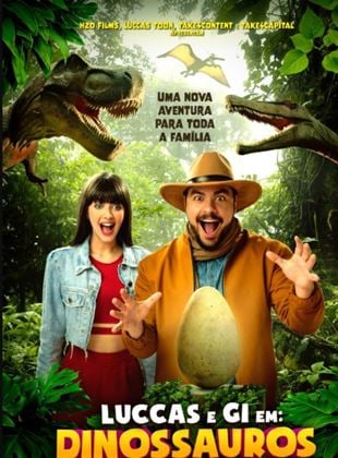 Cartaz filme LUCCAS E GI EM - DINOSSAUROS