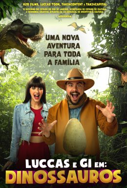 Cartaz filme Luccas e Gi em: Dinossauros