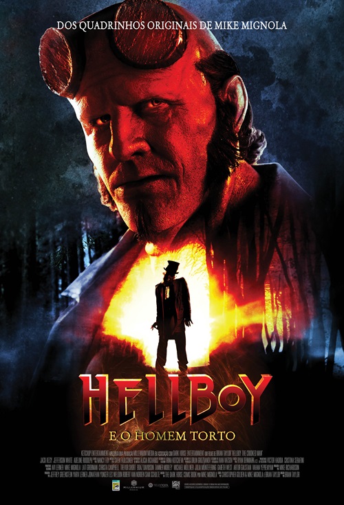 Cartaz filme Hellboy e o Homem Torto