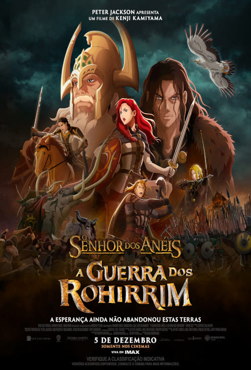 Cartaz filme O Senhor dos Anéis: A Guerra dos Rohirrim