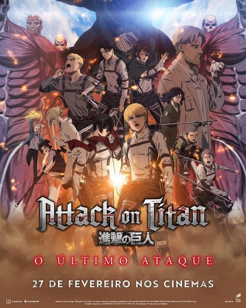 Cartaz filme Attack on Titan: O Último Ataque