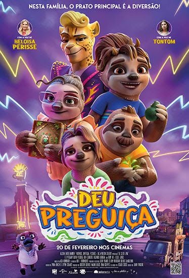 Cartaz filme Deu Preguiça