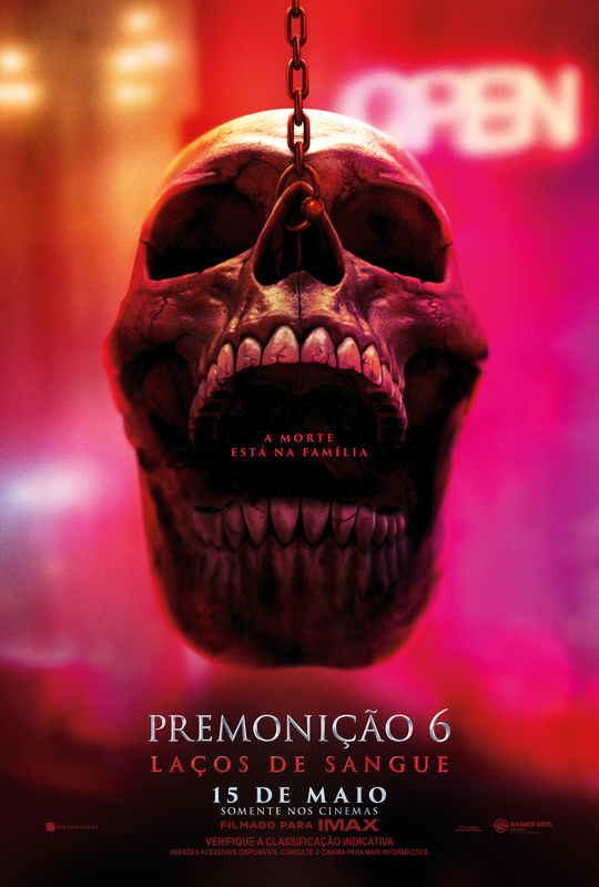 Cartaz filme PREMONIÇÃO 6: LAÇOS DE SANGUE - PRÉ-ESTRÉIA