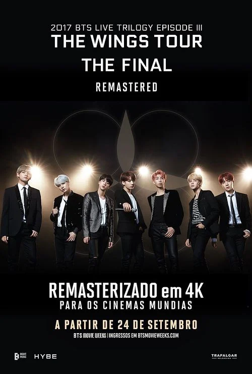Cartaz filme BTS 2017 Live Trilogy EPISODE III THE WINGS TOUR THE FINAL Remastered