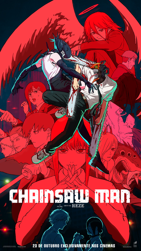 Cartaz filme CHAINSAW MAN – O FILME: ARCO DA REZE