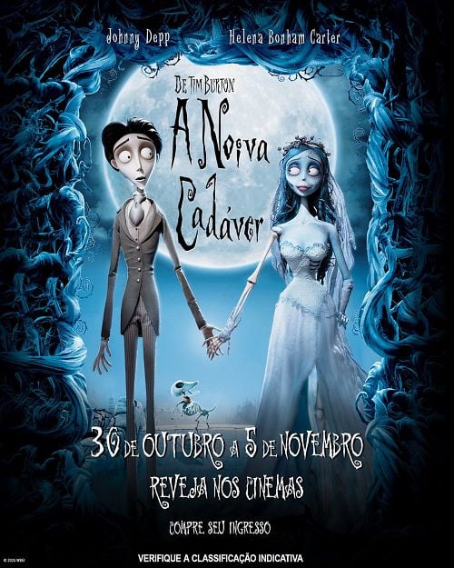 Cartaz filme A Noiva-Cadáver (20º Aniversário)