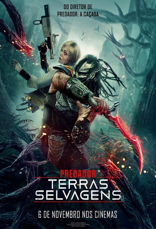 Cartaz filme Predador: Terras Selvagens
