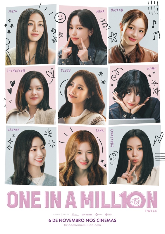 Cartaz filme TWICE: ONE IN A MILL1ON