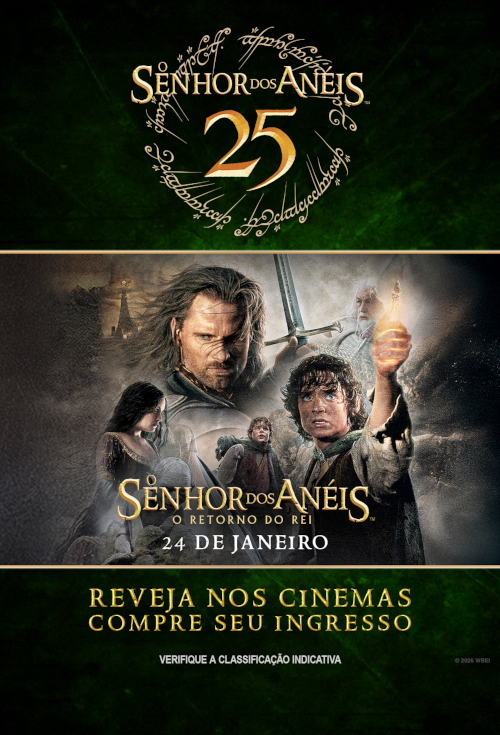 Cartaz filme O Senhor dos Anéis: O Retorno do Rei (Relançamento)