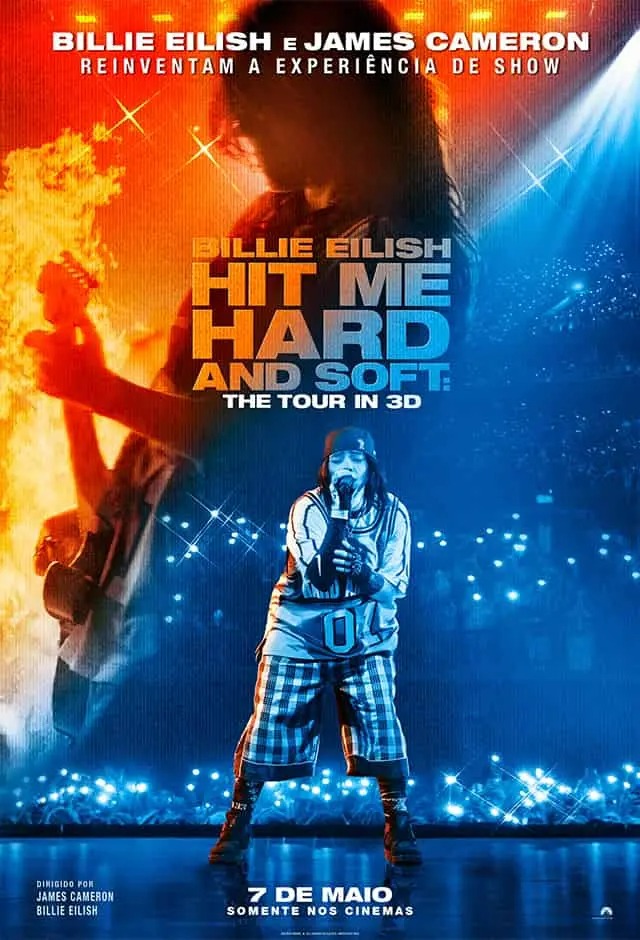 Cartaz filme Billie Eilish - HIT ME HARD AND SOFT: The Tour In 3D