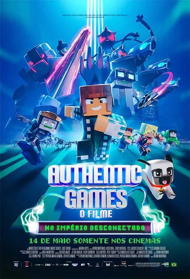 Cartaz filme Authentic Games No Império Desconectado