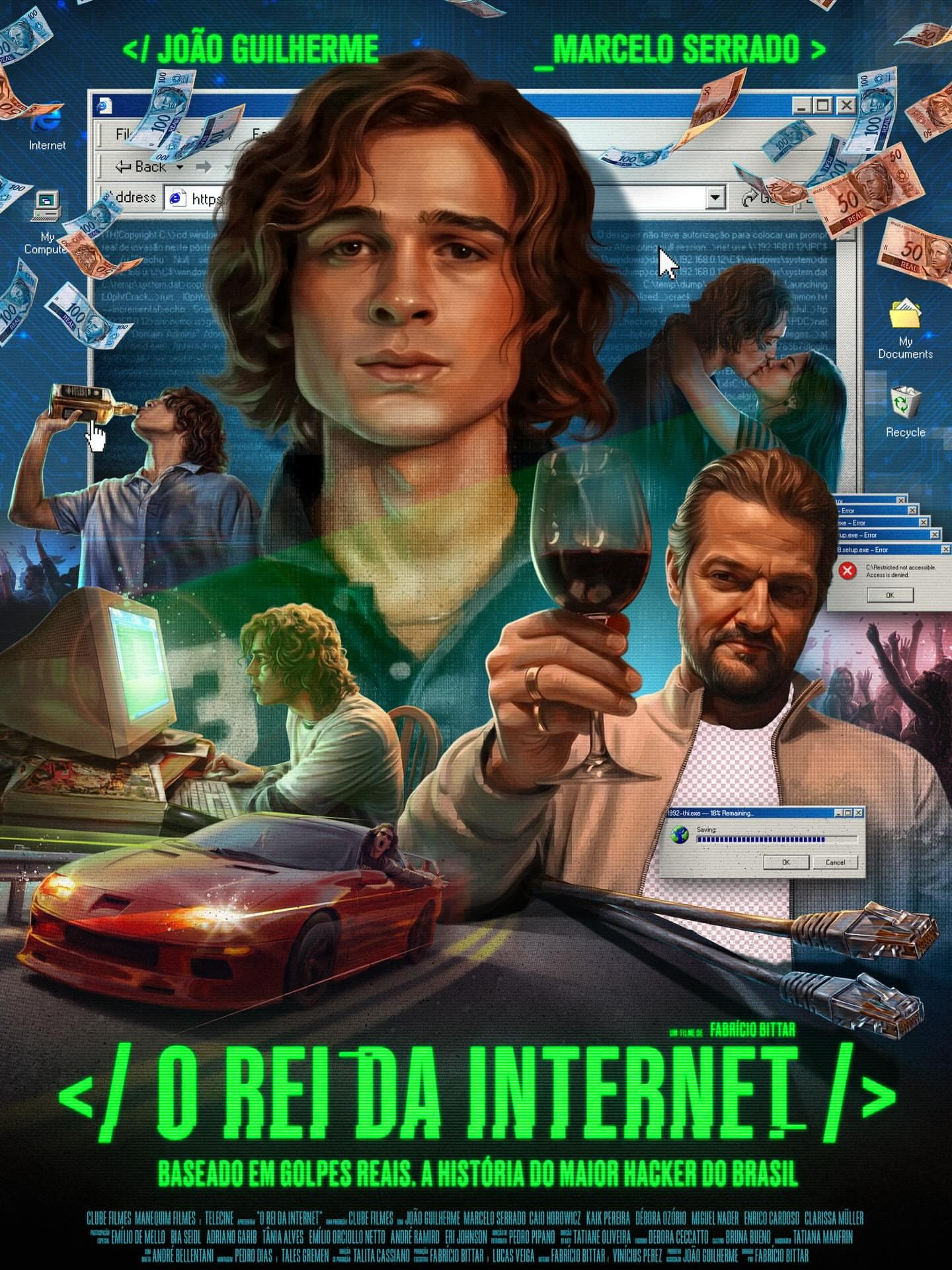 Cartaz filme O Rei da Internet