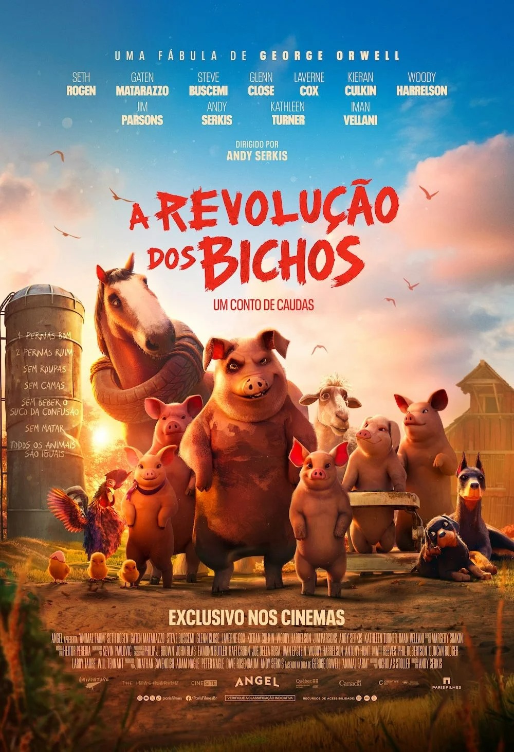 Cartaz filme A Revolução dos Bichos