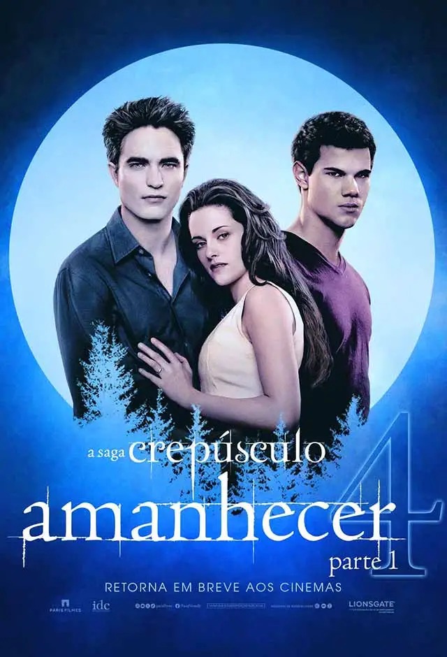 Cartaz filme A Saga Crepúsculo: Amanhecer - Parte 1