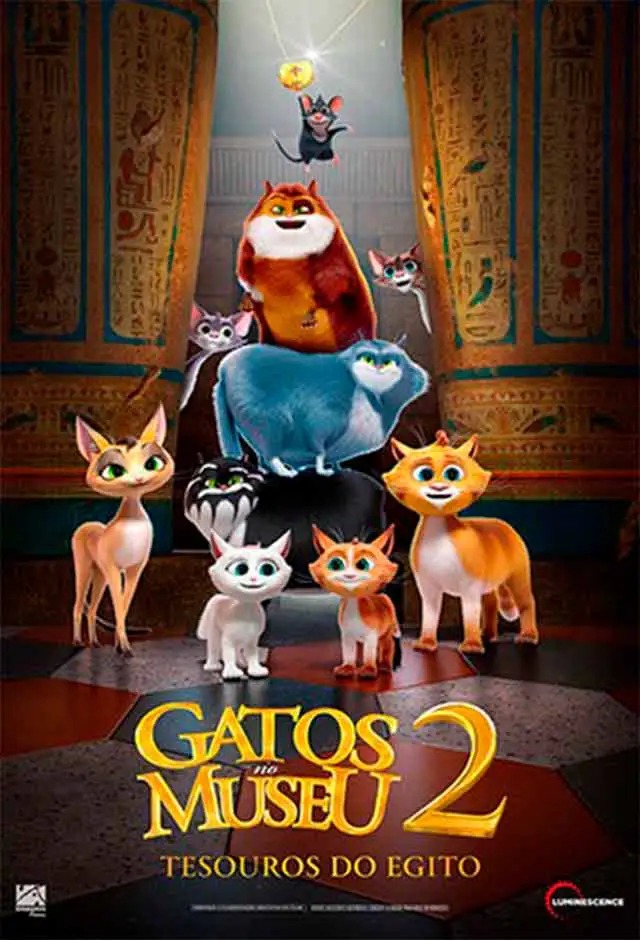 Cartaz filme Gatos No Museu 2: Tesouros Do Egito