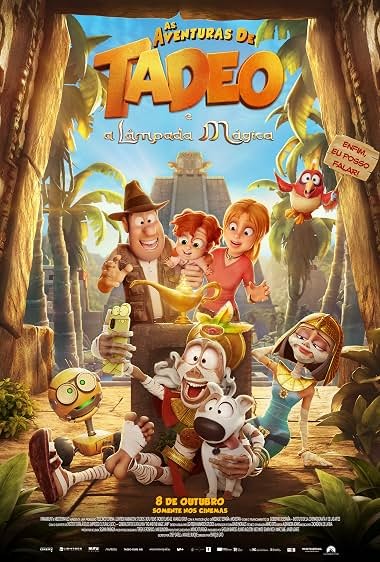Cartaz filme As Aventuras de Tadeo e a Lâmpada Mágica