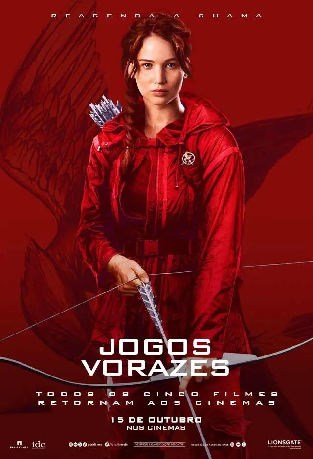 Cartaz filme Jogos Vorazes (Relançamento)