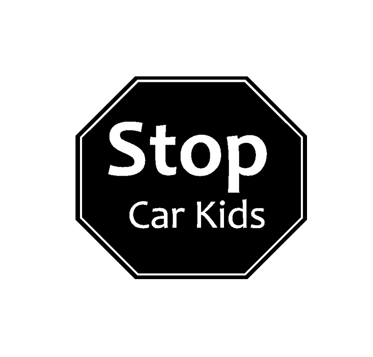 Logo Stop Car Kids