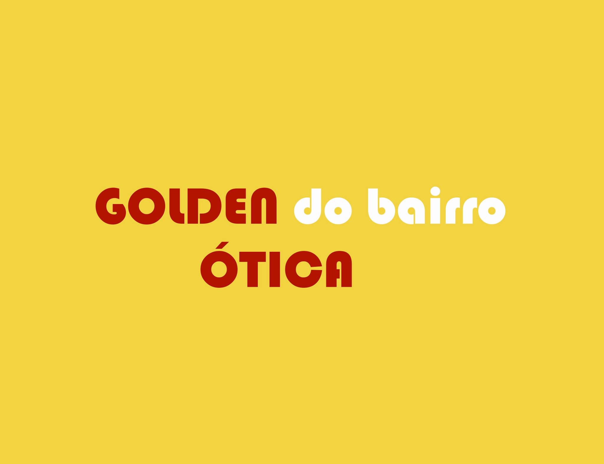 Logo Golden Ótica Do Bairro