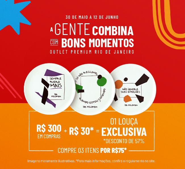 O Outlet Premium Rio de Janeiro combina com bons momentos!