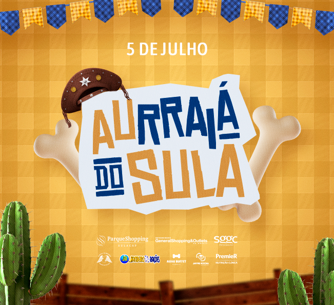 Arraiá especial para os pets no Parque Shopping Sulacap