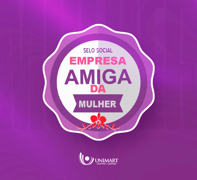 Unimart Shopping recebe selo
