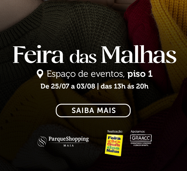 Aqueça seu estilo com a Feira das Malhas!