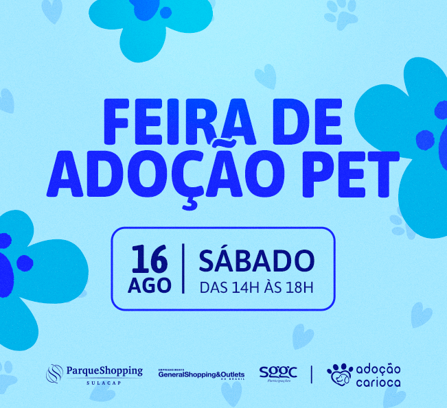 ONG Adoção Carioca promove feira de adoção no Parque Shopping Sulacap