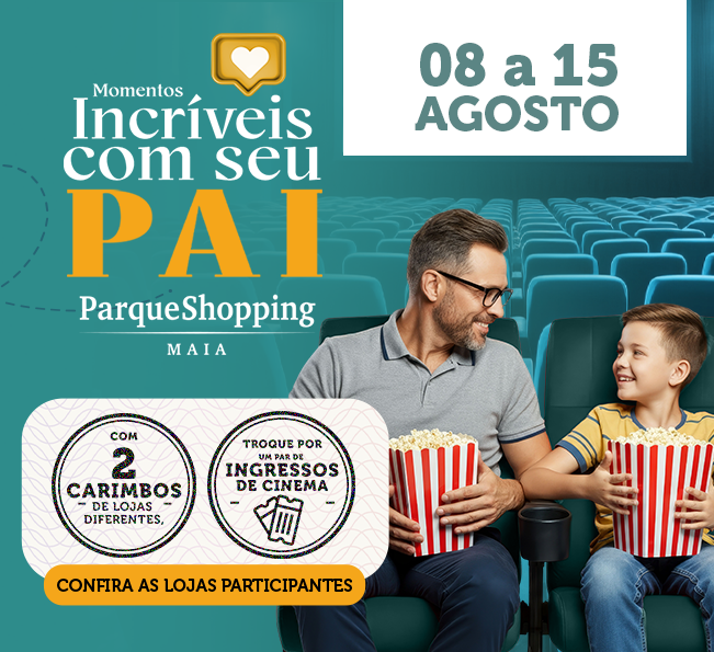 Momentos incríveis merecem ser vividos com quem é o seu maior herói: O Pai!