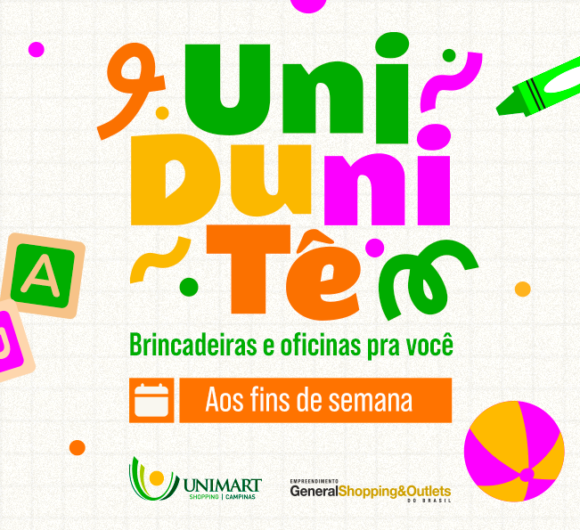 Unimart traz finais de semana cheios de diversão para as crianças em setembro