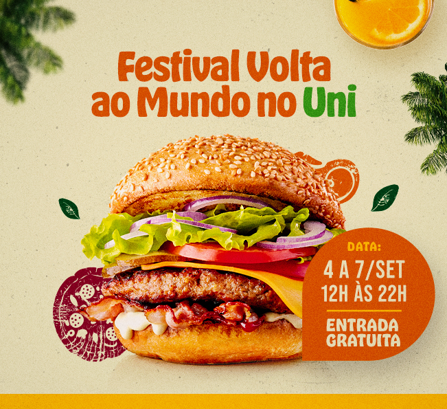 Festival Volta ao Mundo: 4 a 7 de setembro no Unimart