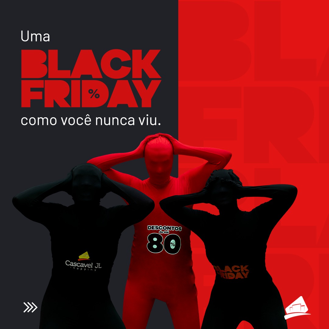 Black Friday no Cascavel JL Shopping terá descontos de até 80%