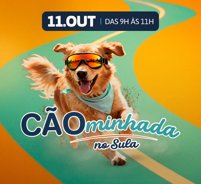 Outubro chega com a 1ª Edição da Cãominhada no Sulacap