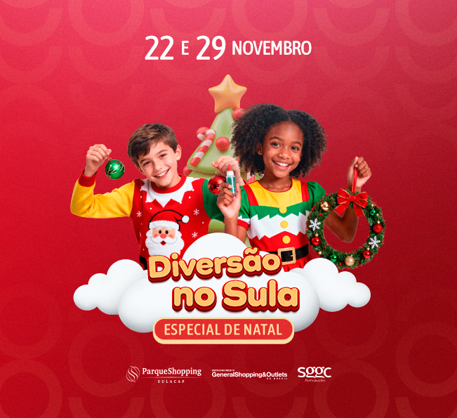 Diversão no Sula chega com Especial de Natal para criançada