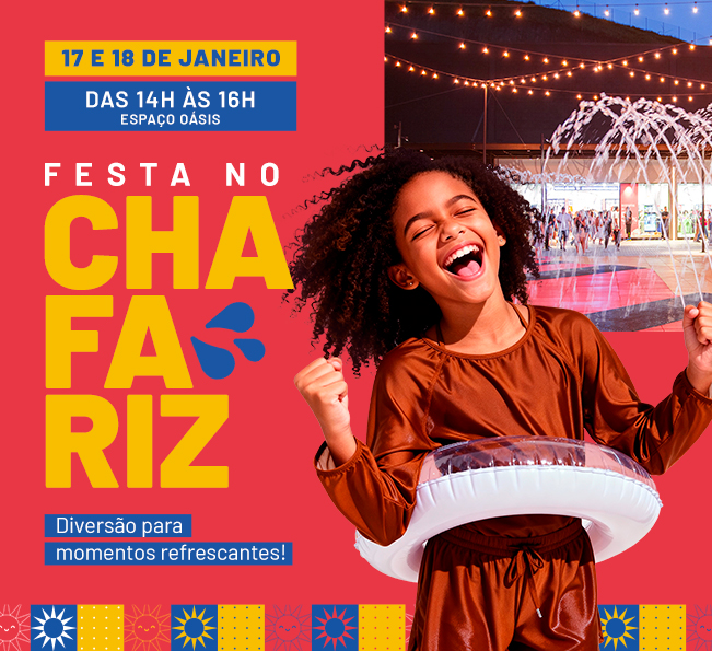 VERÃO COMBINA COM FESTA NO CHAFARIZ