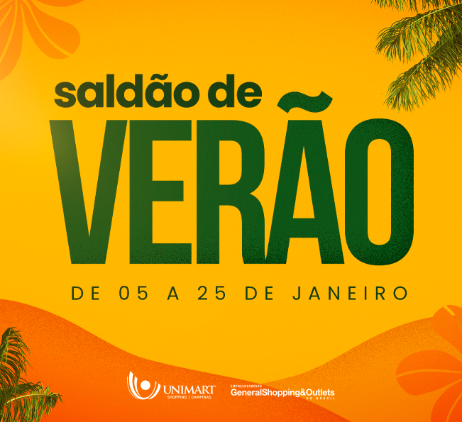 Saldão de Verão do Unimart chega com descontos de até 70% e estacionamento gratuito