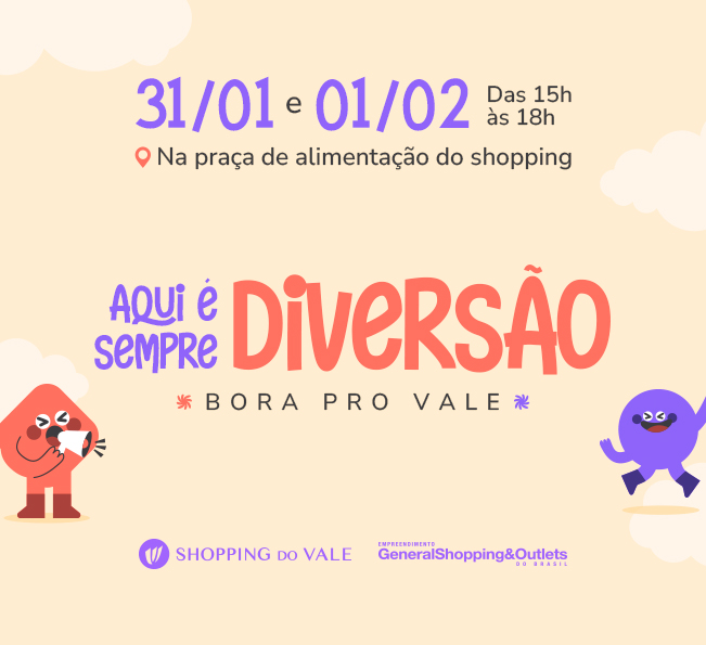 Férias do Vale: diversão garantida para toda a família