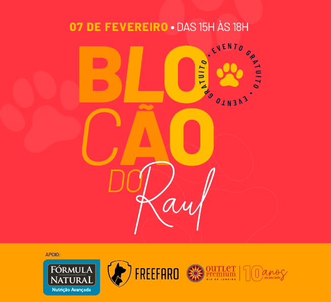 BLOCÃO DO RAUL: UMA TARDE DE MUITA FOLIA PARA TUTORES E SEUS AUMIGOS