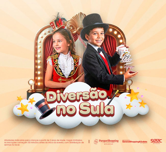 O circo chegou no Diversão no Sula.