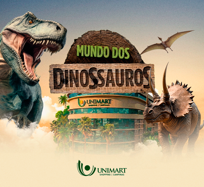 Mundo dos Dinossauros: uma aventura jurássica chega ao shopping