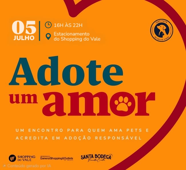 ADOTE UM AMOR - FEIRA DE ADOÇÃO PET