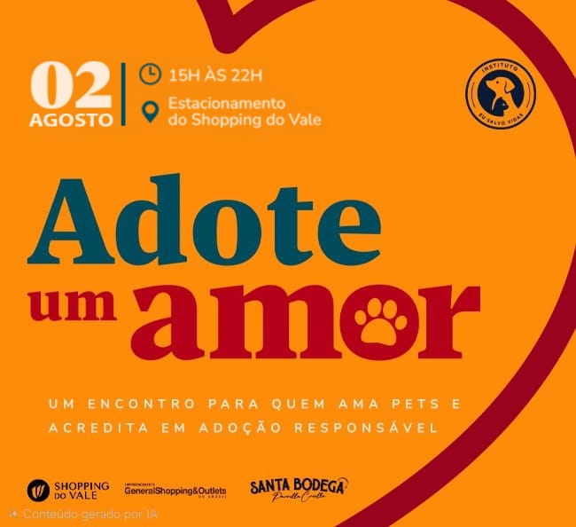 ADOTE UM AMOR - FEIRA DE ADOÇÃO PET
