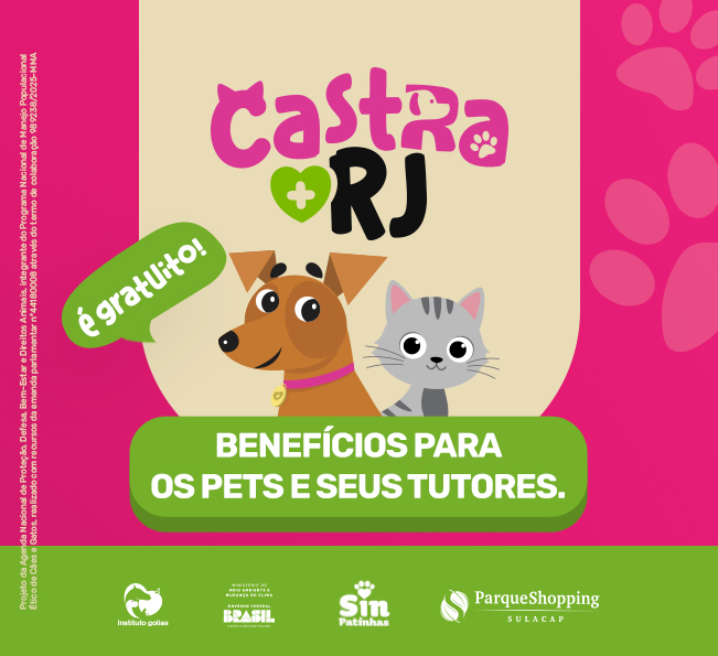 MAIS SAÚDE PARA SEU ANIMALZINHO NO PARQUE SHOPPING SULACAP