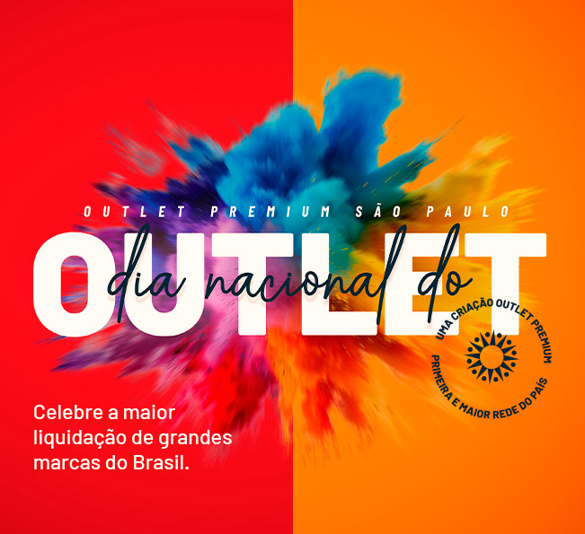 Venha celebrar a maior liquidação de grandes marcas do Brasil